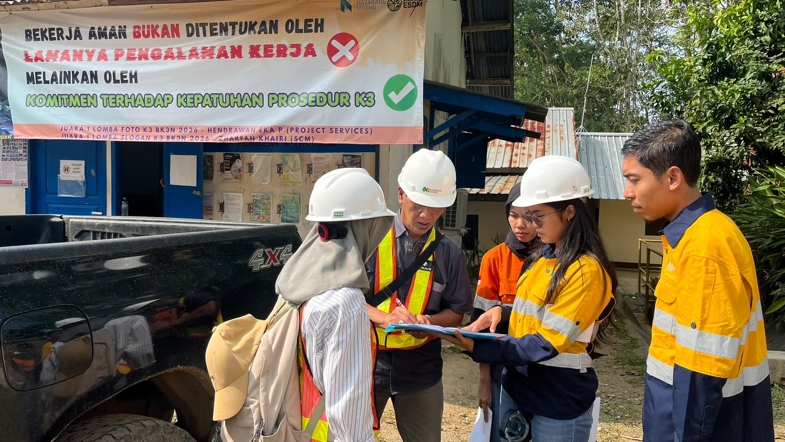 Koordinasi sebelum turun lapang 